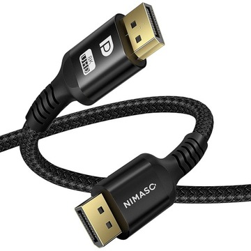 NIMASO Kabel DisplayPort 1.4 DP-DP 8K 60Hz 4K 2m