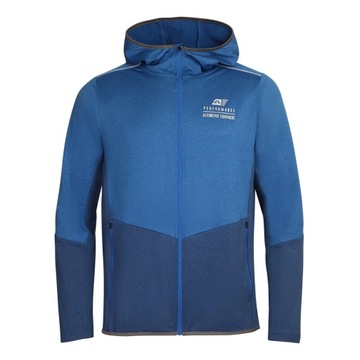 ALPINE PRO Bluza męska sportowa turystyczna z kapturem Swan niebieski r.3XL