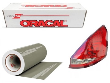 ORACAL FOLIA DO PRZYCIEMNIANIA LAMP 8300-074 LAMPY JASNA SZARA 50x150-cm