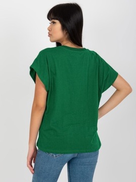 T-shirt-TW-TS-2005.43-ciemny zielony rozmiar - M ciemny zielony