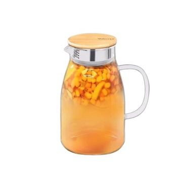 Графин для воды Кувшин для сока Лимонад с металлической крышкой Wilmax 1900 мл