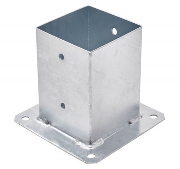 Kotwa przykręcana na beton 100mm Podstawa słupa przykręcana do betonu 10x10