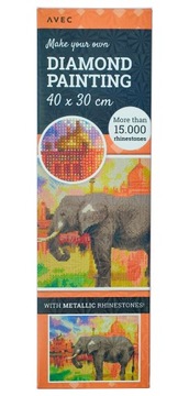 HAFT DIAMENTOWY DIAMOND PAINTING MOZAIKA DIAMENTOWA ZESTAW DLA DZIECI 5D