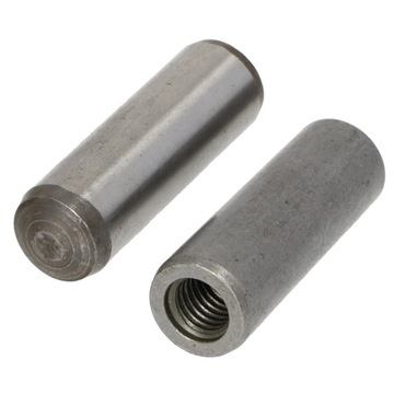 Цилиндрический штифт. DIN 7979D 16м6х100 с резьбой. доб.
