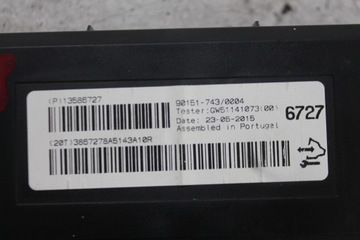 MODUL KLIMATIZACE 13586727 OPEL ASTRA J IV FACELIFT 12-15