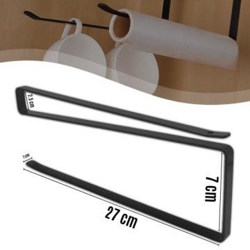 МЕТАЛЛИЧЕСКАЯ РУЧКА-ВЕШАЛКА ДЛЯ КУХОННОЙ СУШИЛКИ ДЛЯ БУМАЖНЫХ ПОЛОТЕНЦЕВ ПОСУДА Стояк