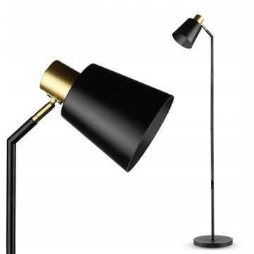 LAMPA PODŁOGOWA STOJĄCA E27 METALOWA NOWOCZESNA STYLOWA 160cm