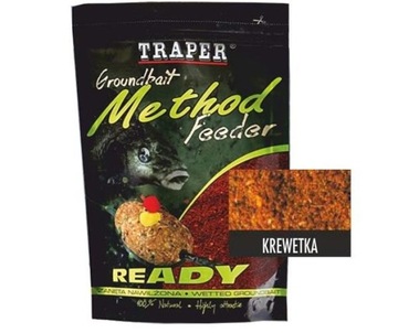 Zanęta gotowa Traper Ready Method Feeder 750 g Krewetka