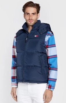 TOMMY HILFIGER PUCHOWY BEZRĘKAWNIK XL K180