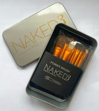 Набор профессиональных кистей для макияжа NAKED3.