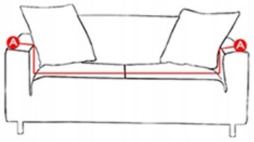 ЧЕХОЛ ДЛЯ УГЛОВОГО ДИВАНА 195х230см СИНИЙ