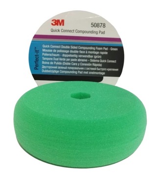 3M gąbka polerska zielona płaska dwustronna 150mm