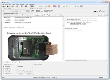 TSOP48(40) ZIF-адаптер NOR Flash для XGecu T48