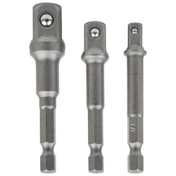 REDUKCJE NA NASADKI ADAPTERY DO WKRĘTARKI NASADKI 1/4 3/8 1/2 PRZEJŚCIÓWKI