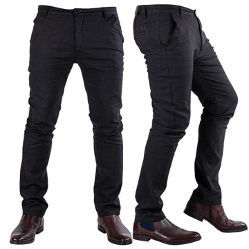 Proste CHINOSY slim JASPER r. 30