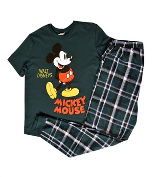 PIŻAMA MĘSKA MYSZKA MICKEY DISNEY WESOŁA PREZENT DLA TATY MĘŻA BAWEŁNIANA