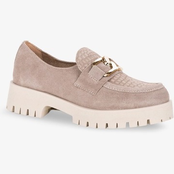 КОЖАНАЯ ТУФЛЯ ЖЕНСКАЯ, ПЛАТФОРМА, МОДНАЯ