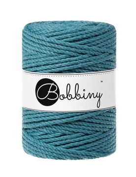 Sznurek makrama Bobbiny 5mm 3PLY Morski Turkus