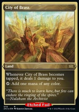 City of Brass (V.2) * etched foil*