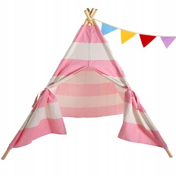 TIPI WIGWAM DOMEK NAMIOT DZIECI OKNO DOMU I OGRODU