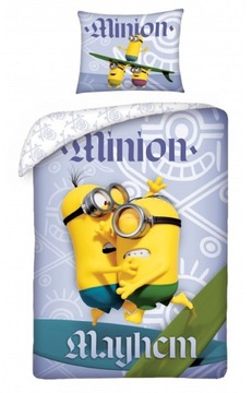 Pościel licencyjna 140x200 Minionki Minions bajka