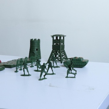 Базовый набор из 238 предметов, солдатики и ассорти 4 см