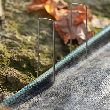 МЕТАЛЛИЧЕСКИЕ ШТИФТЫ АНКЕРНЫЕ ШТИФТЫ 50 градусов AGROTEX FABRIC 20 см U