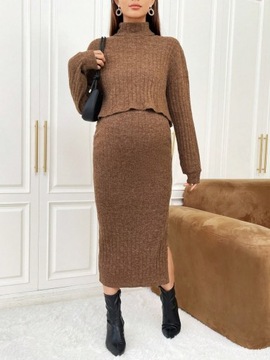 SHEIN КОМПЛЕКТ СВИТЕРА И ЮБКИ ДЛЯ МАТЕРИАЛОВ L 855