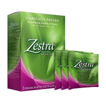 Zestra Essential Arousal Oil olejek wzmacniający orgazm 3x0.8ml P1