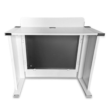 DNA DJ BOOTH WH BIAŁY STÓŁ STANOWISKO DJ PODŚWIETLANA TABLICA LED RGB