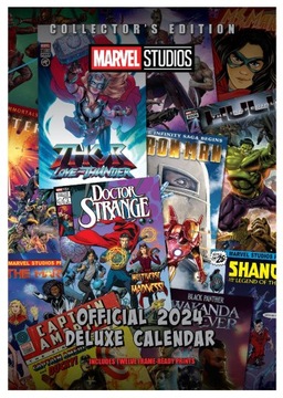 Kalendarz Deluxe A3 Marvel ścienny na 2024 rok