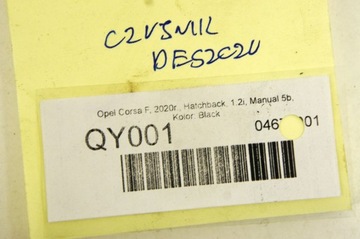 QY001 Opel Corsa F Czujnik Deszczu 9813167380