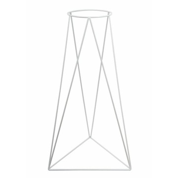 Современная подставка для цветов 60 см белая для цветов