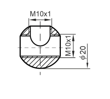латунный шар m10x1 муфта тройник муфта для труб M10x1 лофт огни