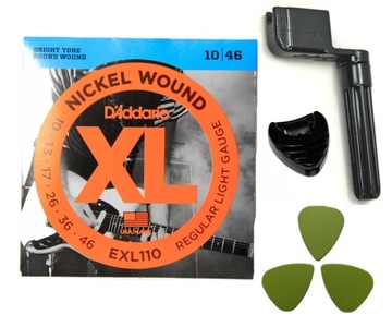 Struny do gitary elektrycznej D'Addario EXL 10-46
