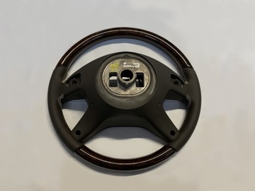 MERCEDES VOLANT ML GL 166 W166 DŘEVO KŮŽE