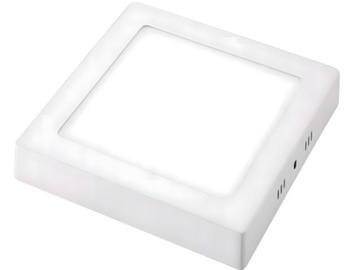 Plafon, panel LED natynkowy kwadratowy 6W barwa ciepła