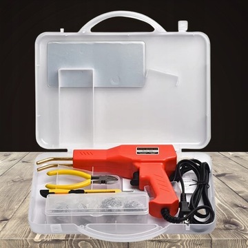 ПЛАСТИКОВЫЙ СКОПИЧЕСКИЙ МАШИН СВАРОЧНЫЙ МАШИН ПАЯЛЬНИК ПЛАСТМАСС + 200 шт СТЕПЛЕНЫ