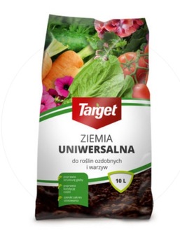 Ziemia Uniwersalna 10l doskonałe podłoże do roślin ozdobnych warzyw TARGET