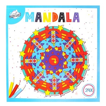 Mandala Fun kolorowanka antystresowa pojazdy 24 ark. - idealna na relaks
