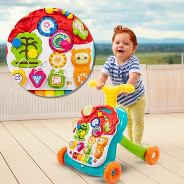 ИНТЕРАКТИВНЫЙ ОБРАЗОВАТЕЛЬНЫЙ СТОЛ WALKER PUSHER 5 в 1