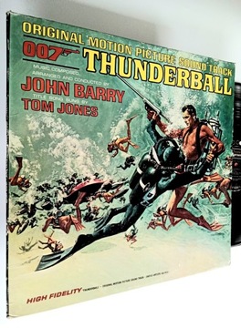 ДЖОН БАРРИ - THUNDERBALL LP 007 /США /1965 /ОПИСАНИЕ
