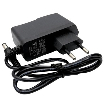ZASILACZ WTYCZKOWY 12V 1A 12W WTYK 2,5x5,5 DO URZĄDZEŃ TAŚM LED RGB