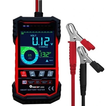 TOOLTOP Tester baterii akumulatora samochodowego 12V 24V ET2202