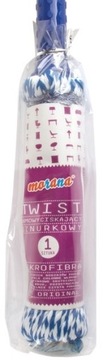 MOP + KIJ TWIST Morana z mikrofibry sznurkowy samowyciskający M-063