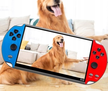 ПОРТАТИВНАЯ ИГРОВАЯ КОНСОЛЬ X12 РЕТРО МНОГО ИГР 5,1 дюйма 6800 игр в подарок