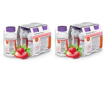 NUTRI comp DRINK+ 8 шт.х200мл - клубника/протеины