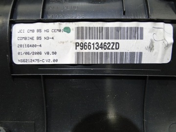 CITROEN C4 I PŘÍSTROJOVÁ DESKA BUDÍKY 96613462ZD