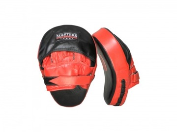 ŁAPY TRENERA TARCZE BOKSERSKIE PACKI trenerskie SKÓRZANE MASTERS ŁZ-3