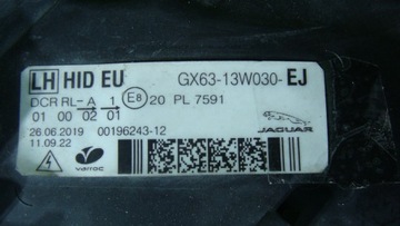 КСЕНОНОВАЯ ФАРА ЛЕВАЯ ЛЕВАЯ ПЕРЕДНЯЯ ЛАМПА JAGUAR XF x260 GX63-13W030EJ